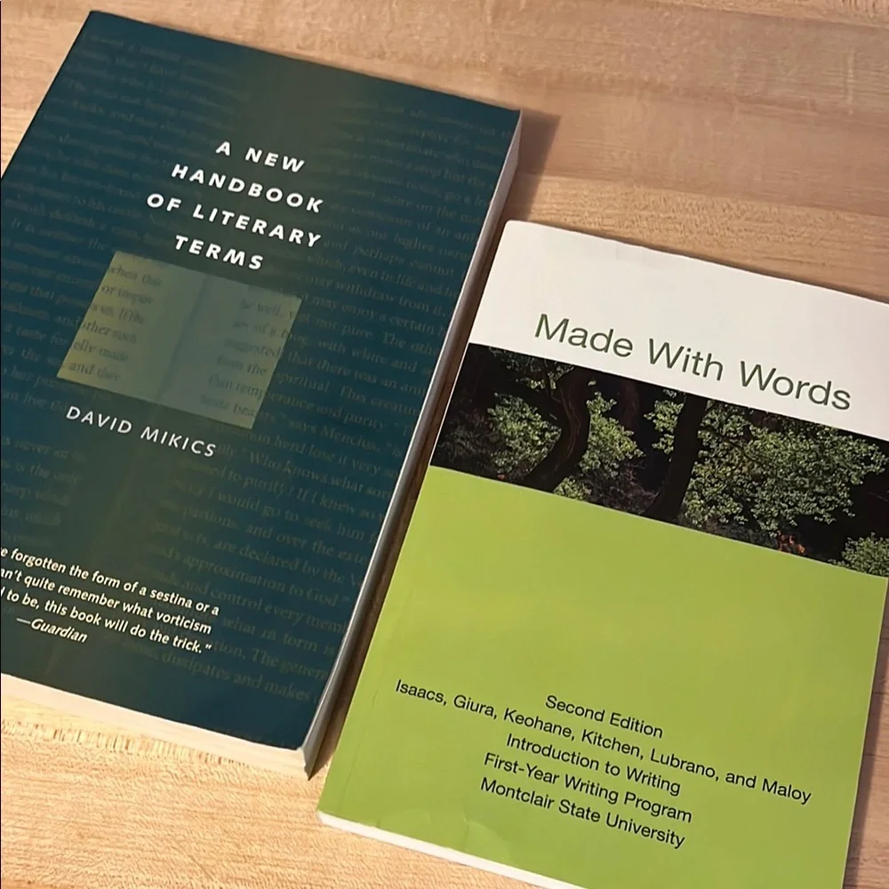 A New Handbook of Literary Terms and Made with Words BUNDLE - Picture 1 of 8